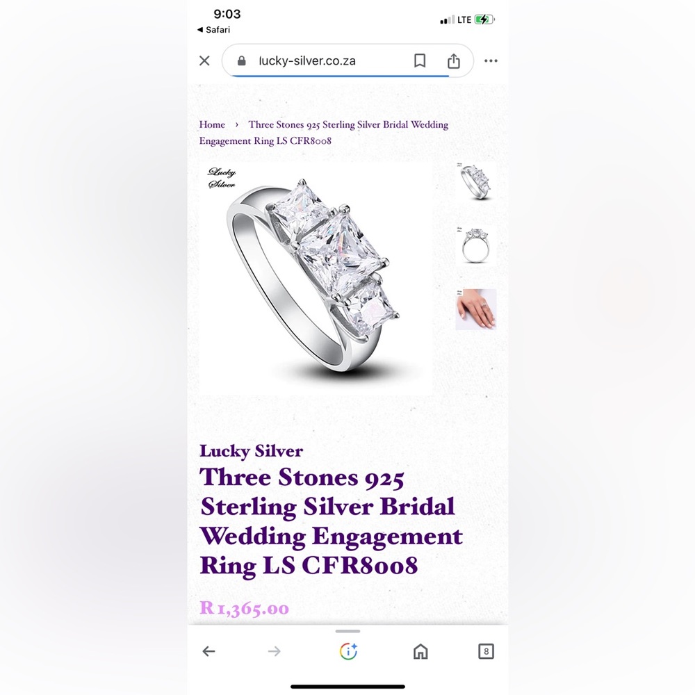 Wedding band size 7